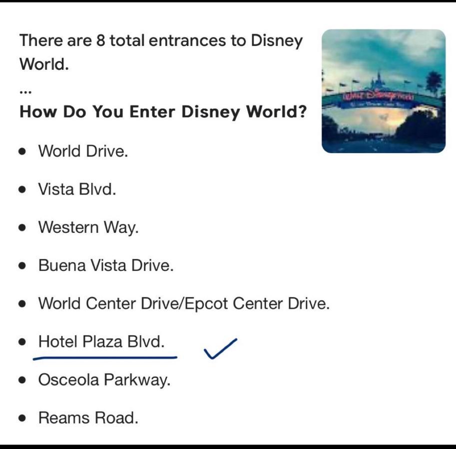 Disney Just 1 And A Quarter Mile Away, Blue Heron 1 Room 2 Bath,Amenities,6 Guests, Walk To Restaurants, No Fees At Check In Orlando Exteriör bild